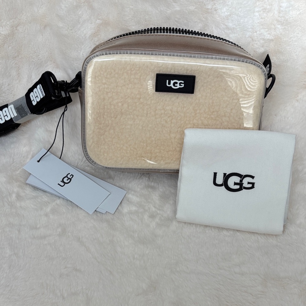 UGG Tan and Black Crossbody Bag